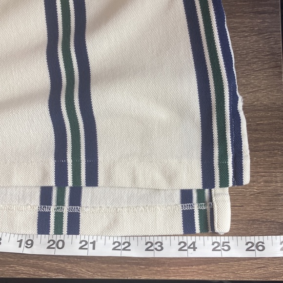 Mens Polo Ralph Lauren Golf XXL Cream Stripped Polo w/ Colonial Golf Logo - Picture 7 of 8